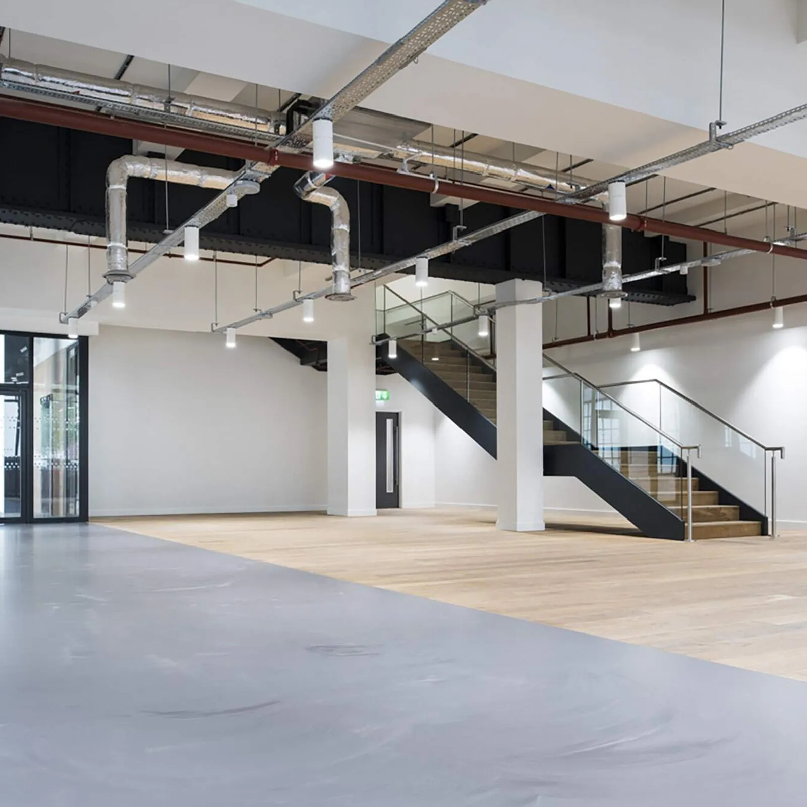 a large commercial cat a fit out space