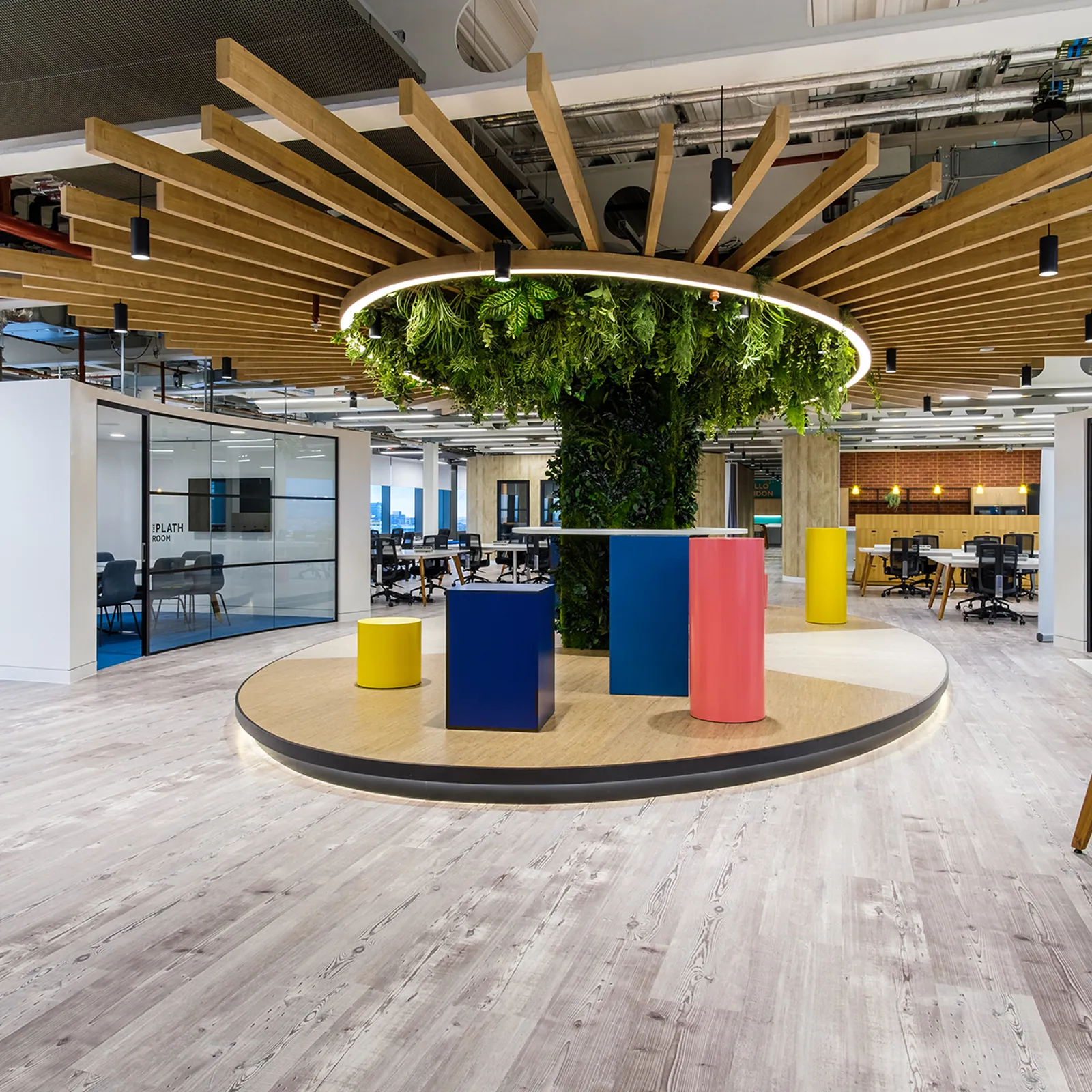 a recently completed commercial construction project